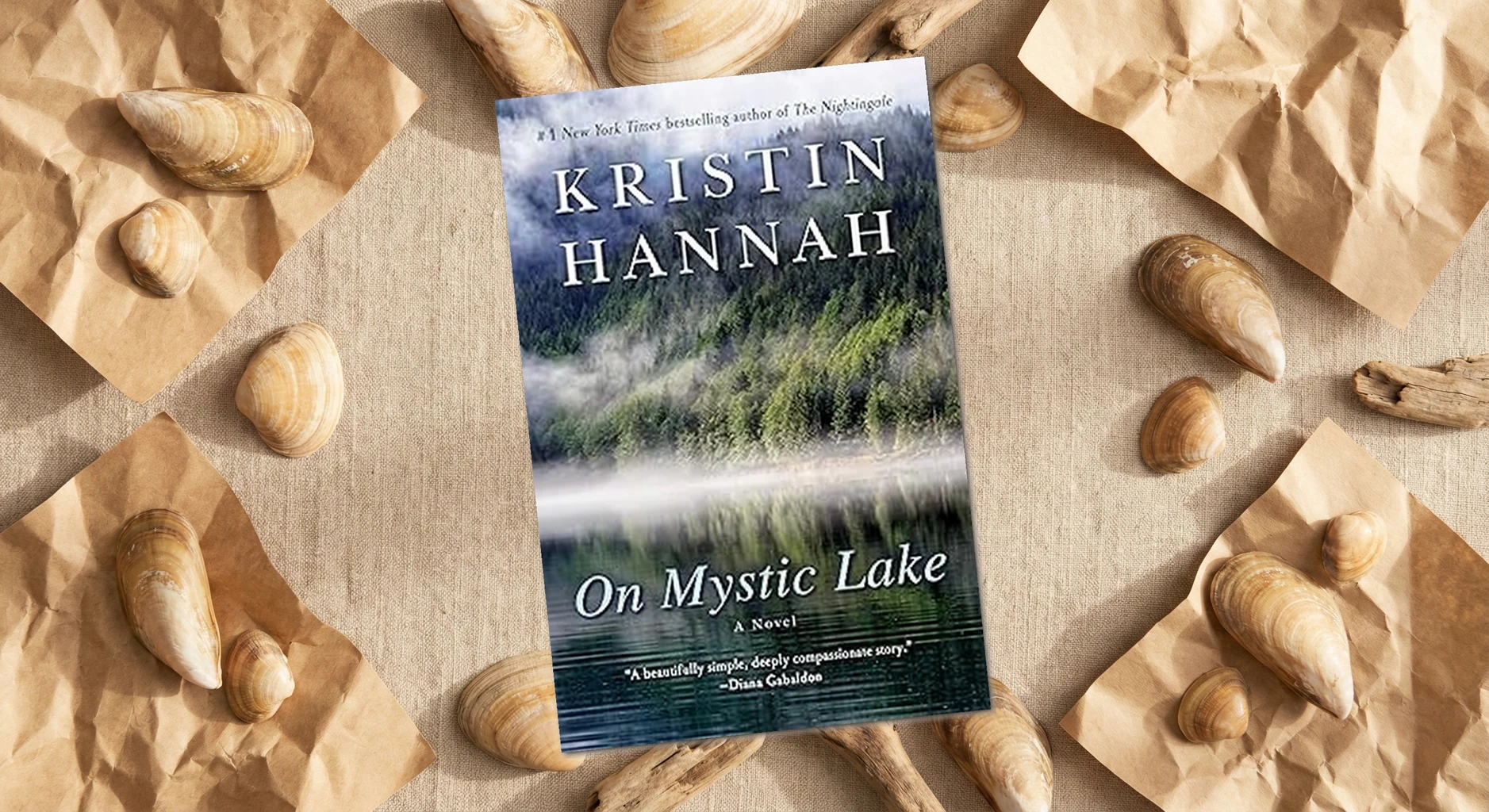 Cover of On Mystic Lake by Kristin Hannah
